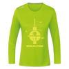 Berlin Stars - Frauen Sport Langarmshirt - Neongrün