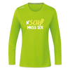 N'SCH... MUSS ICK - Frauen Sport Langarmshirt - Neongrün