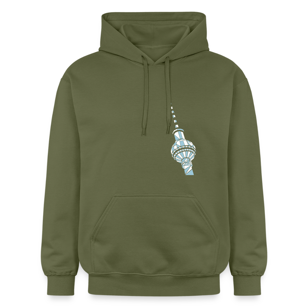 Fernsehturm Geometrie - Hoodie - Militärgrün