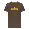 Kiezkönig - Männer Premium T-Shirt - Edelbraun