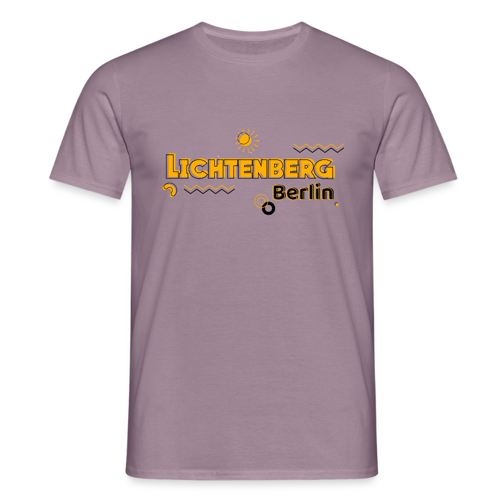 Lichtenberg - Männer Premium T-Shirt - Lilagrau