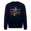Mit'n Klammabeutel jepudat - Unisex Bio Sweatshirt - Navy