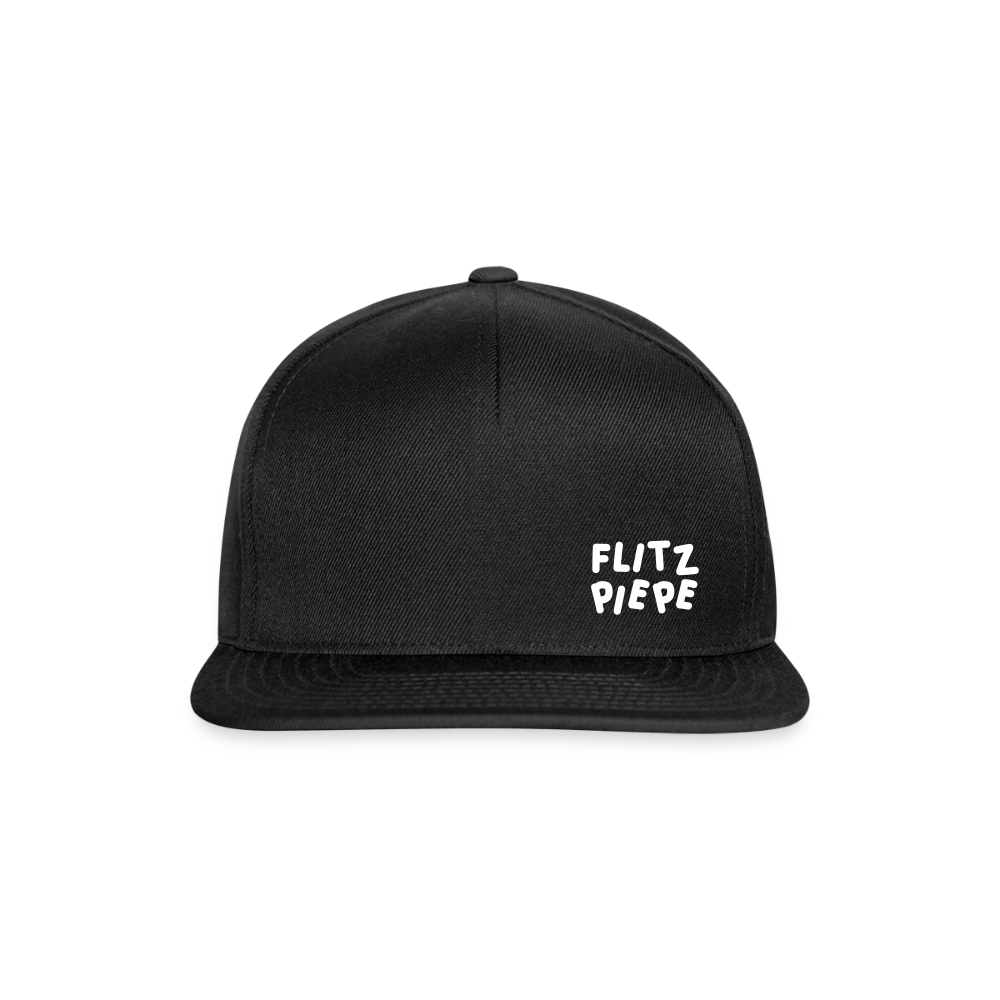 Flitz piepe - Snapback Cap - Schwarz/Schwarz