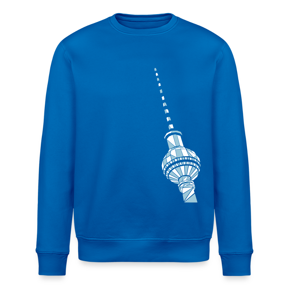 Fernsehturm Geometrie - Unisex Bio Sweatshirt - Königsblau