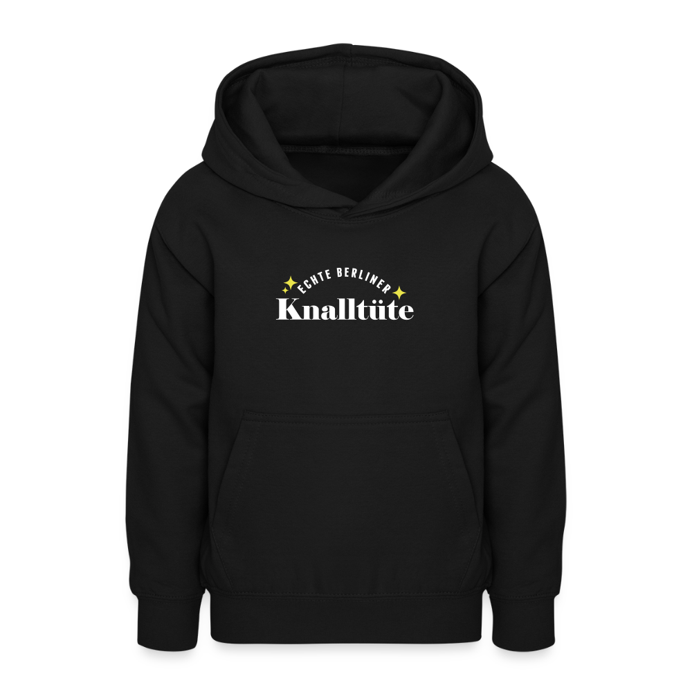 Echte Berliner Knalltüte - Teenager Hoodie - Schwarz