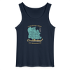 Chalkidiki oder Charlottenburg - Männer Tank Top - Navy