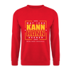 Wat Icke Kann, Kann Keener - Unisex Pullover - Rot