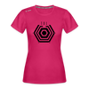 Tegel TXL Umrisse - Frauen Sport-Shirt - dunkles Pink