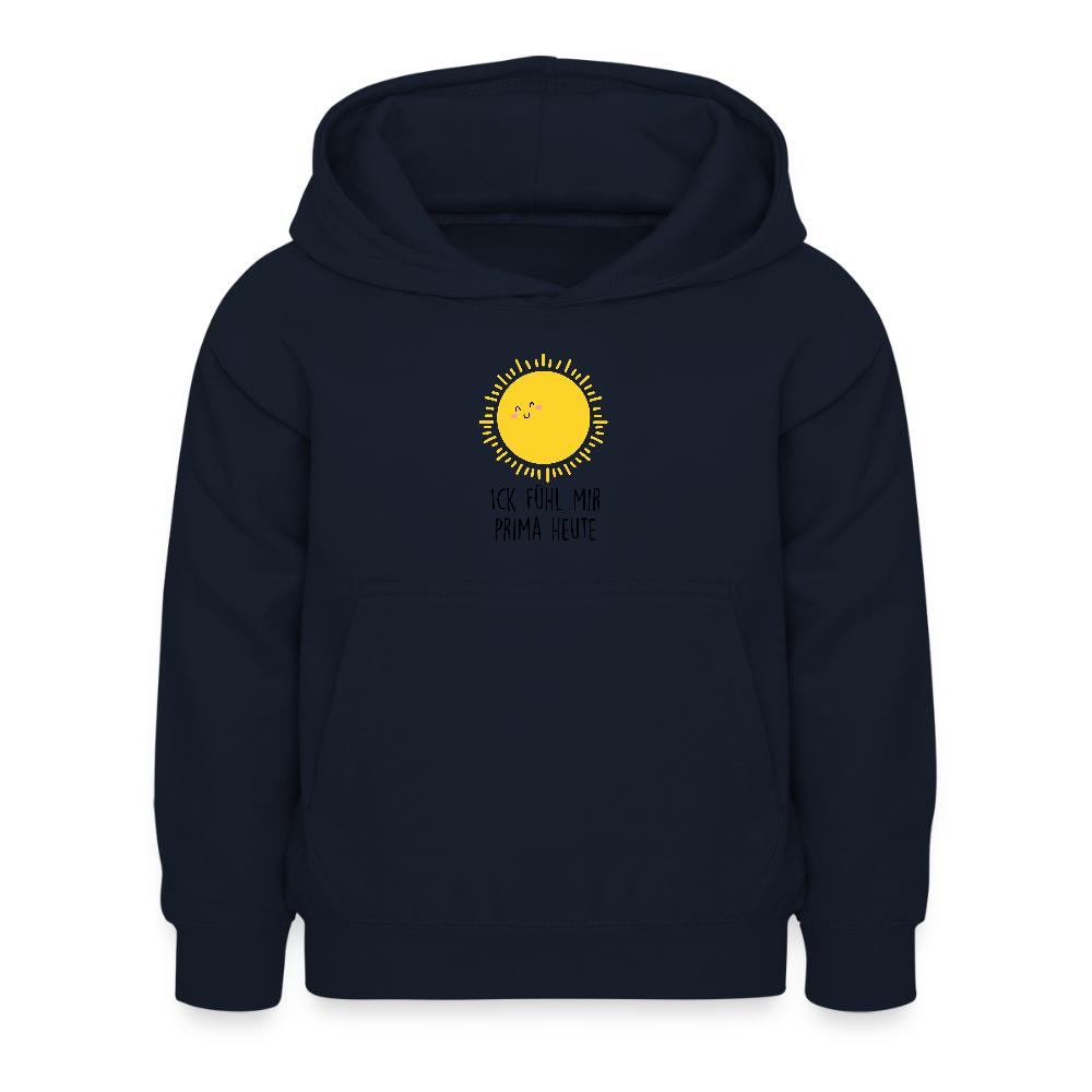 Ick fühl mir prima - Kinder Hoodie - Navy