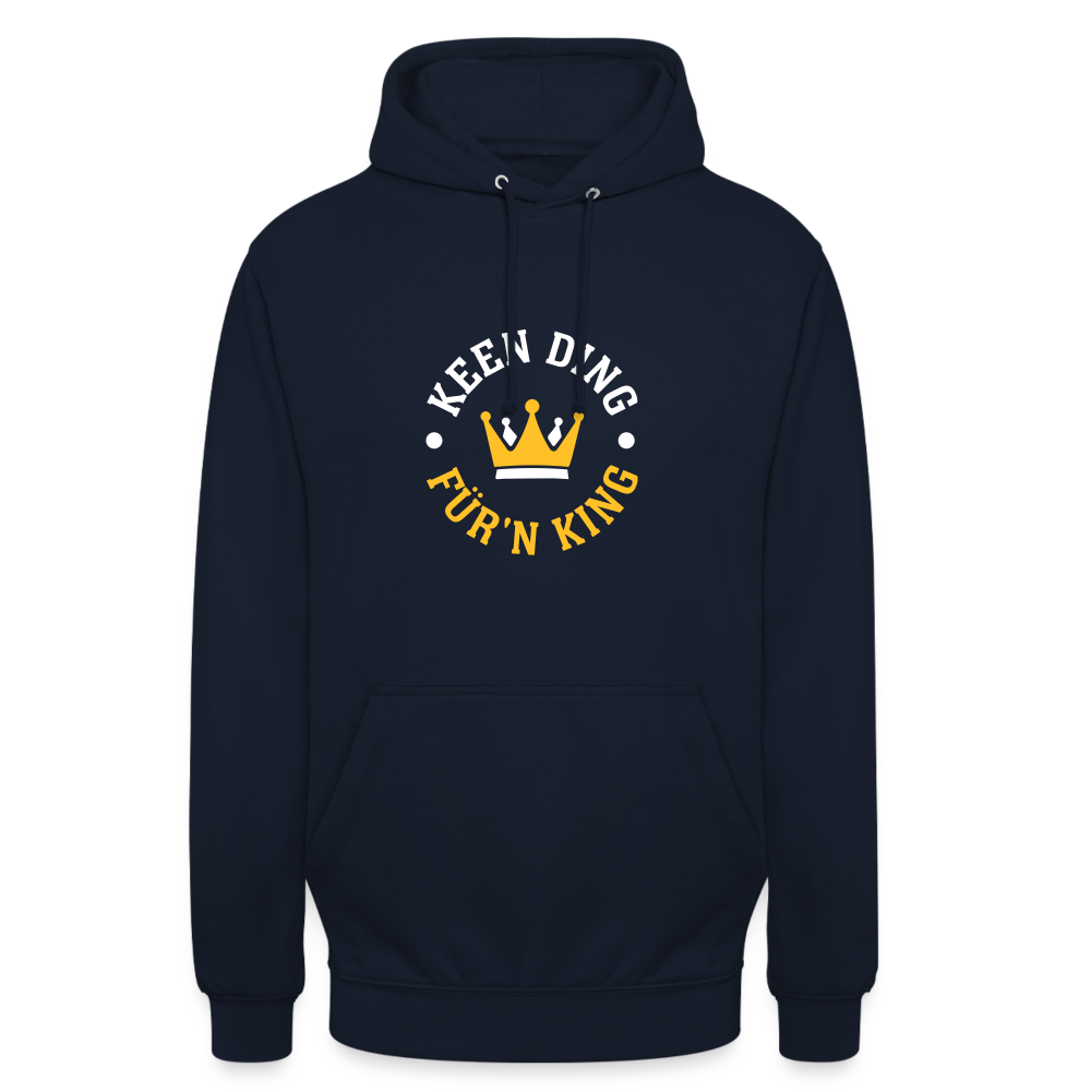 Keen Ding für'n King - Unisex Hoodie - Navy