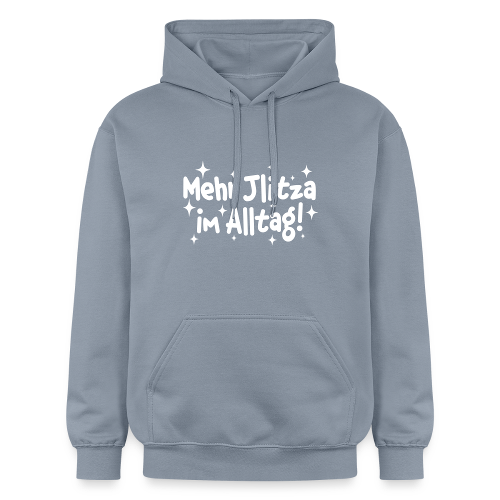 Mehr Jlitzer im Alltag! - Hoodie - Blau