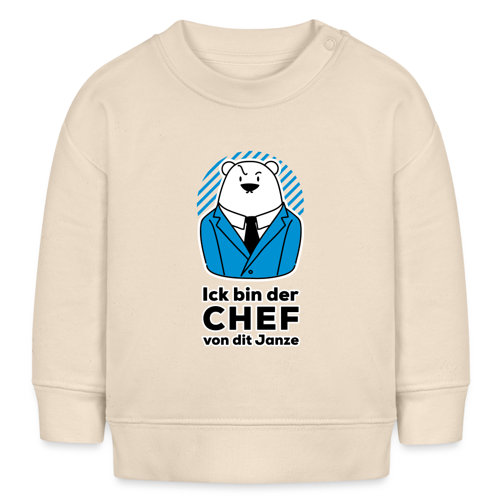 Chef - Baby Bio Pullover - Weißgrau