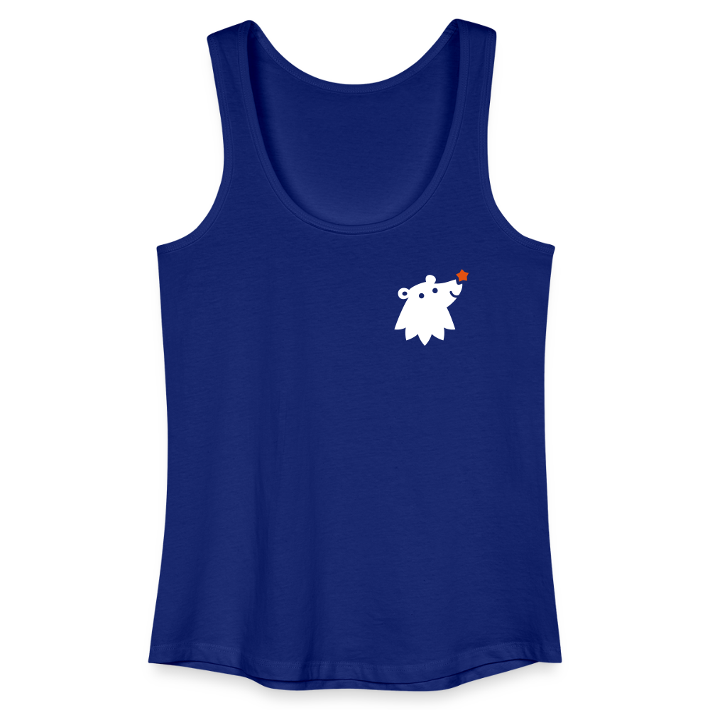Schnauze Bär - Frauen Bio Tank Top - Königsblau
