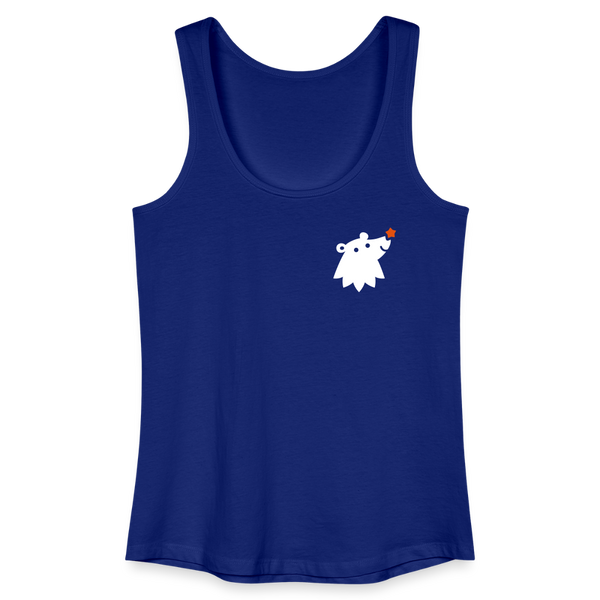 Schnauze Bär - Frauen Bio Tank Top - Königsblau