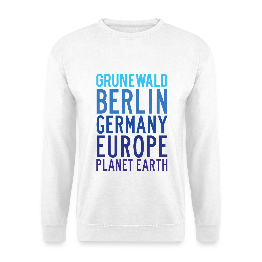 Grunewald Planet Earth - Unisex Pullover - Weiß
