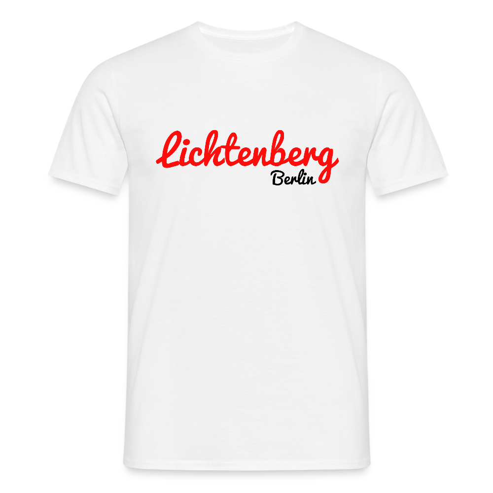 Lichtenberg Berlin - Männer Premium T-Shirt - Weiß