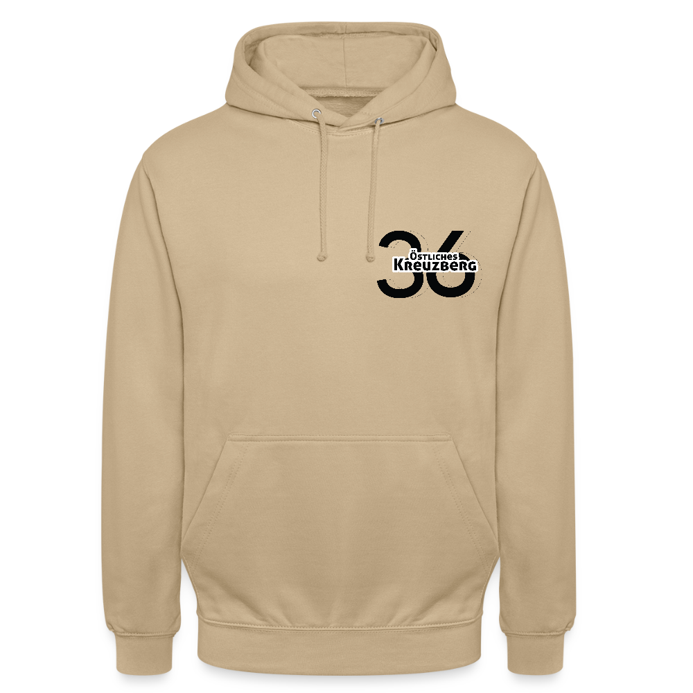 Östliches kreuzberg - Unisex Hoodie - Beige