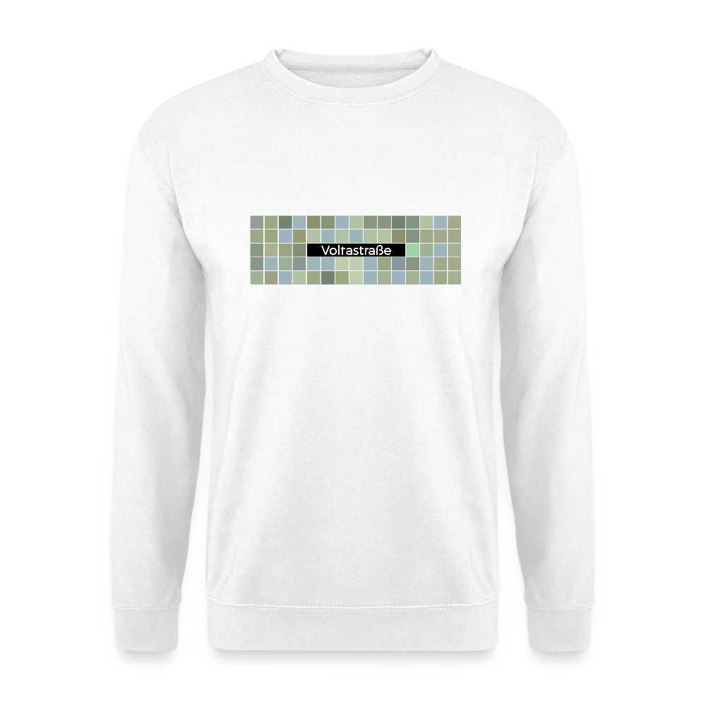 Voltastrasse - Unisex Pullover - Weiß