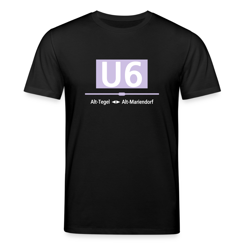 U6 - Unisex Bio T-Shirt - Schwarz
