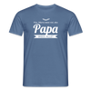 Opa wees allet - Männer Premium T-Shirt - Taubenblau