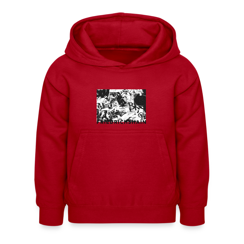 Friedrichshain Graffiti - Kinder Hoodie - Rot