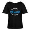 Dit Looft! - Relaxed Rundhals Frauen Bio-T-Shirt - Schwarz