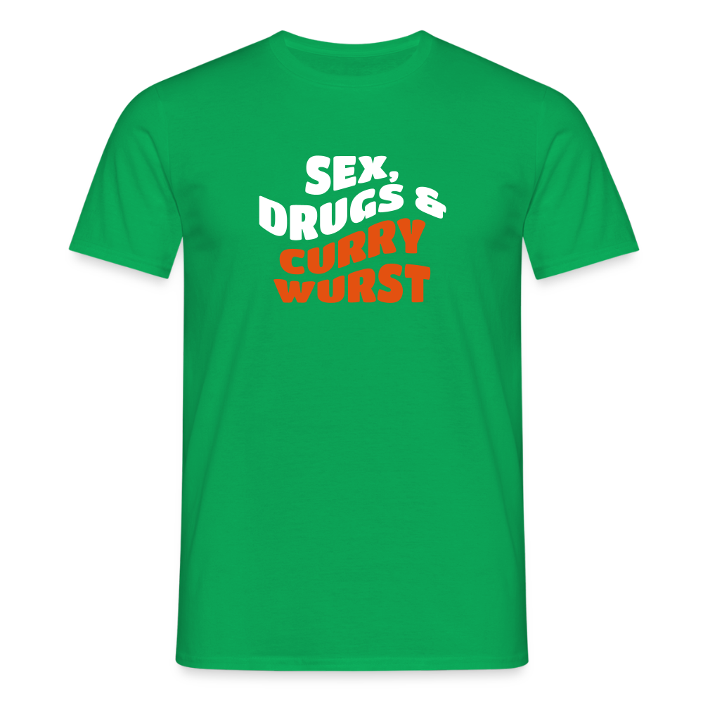 Sex, Drucks & Currywurst - Männer Premium T-Shirt - Kelly Green