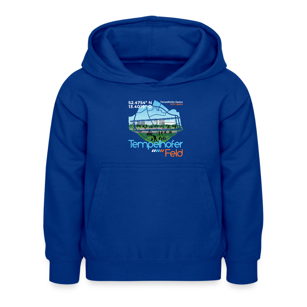 Tempelhofer Feld - Kinder Hoodie - Royalblau