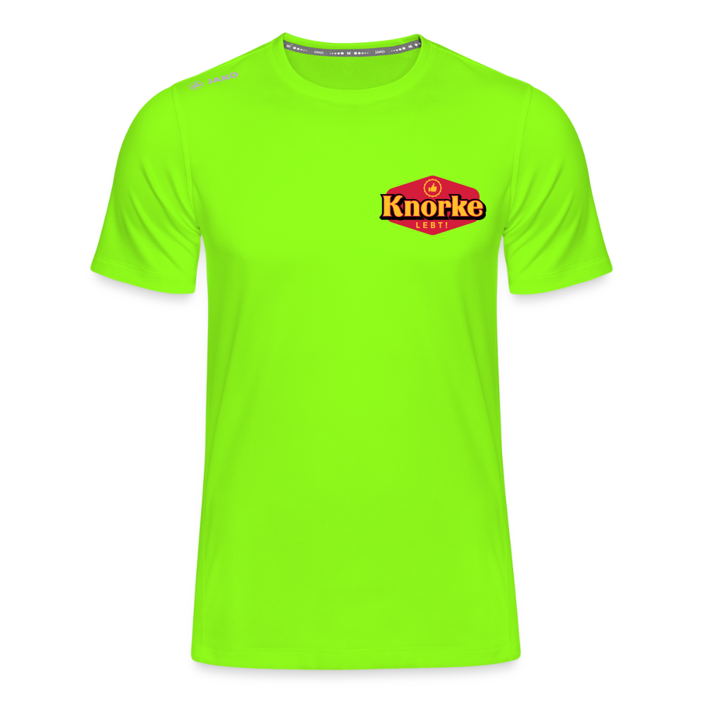 KNORKE lebt! - Männer Sport-Shirt - Neongrün