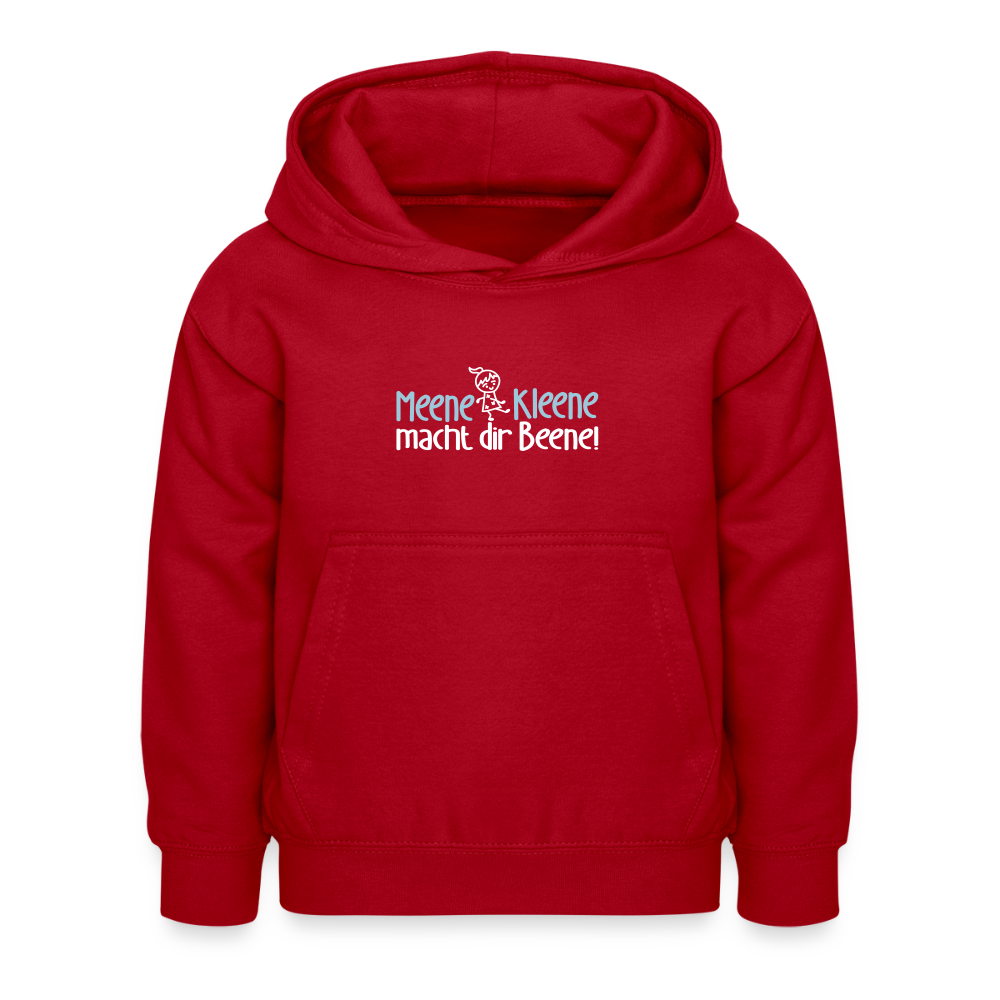 Meene Kleene macht dir Beene! - Kinder Hoodie - Rot