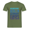 Wilmersdorf Planet Earth - Männer Premium T-Shirt - Militärgrün