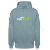 Nich faul! Energieeffizient! - Unisex Hoodie - Nebelblau
