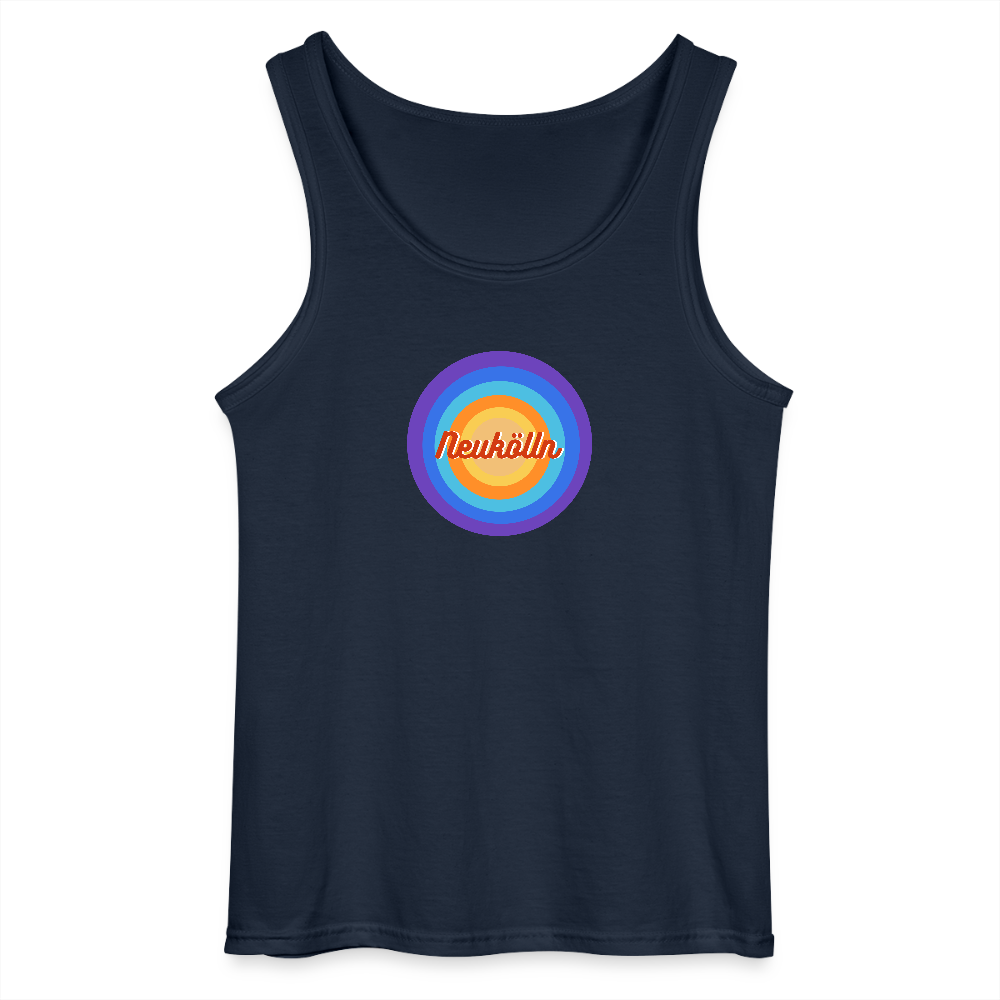 Neukölln Retro - Männer Tank Top - Navy