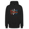 Mit'n Klammabeutel jepudat - Unisex Hoodie - Schwarz