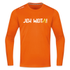 Jeh Weita! - Männer Sport Langamshirt - Neonorange