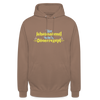 Bin jeheimnisvoll wie'n Dönerrezept. - Unisex Hoodie - Mokka