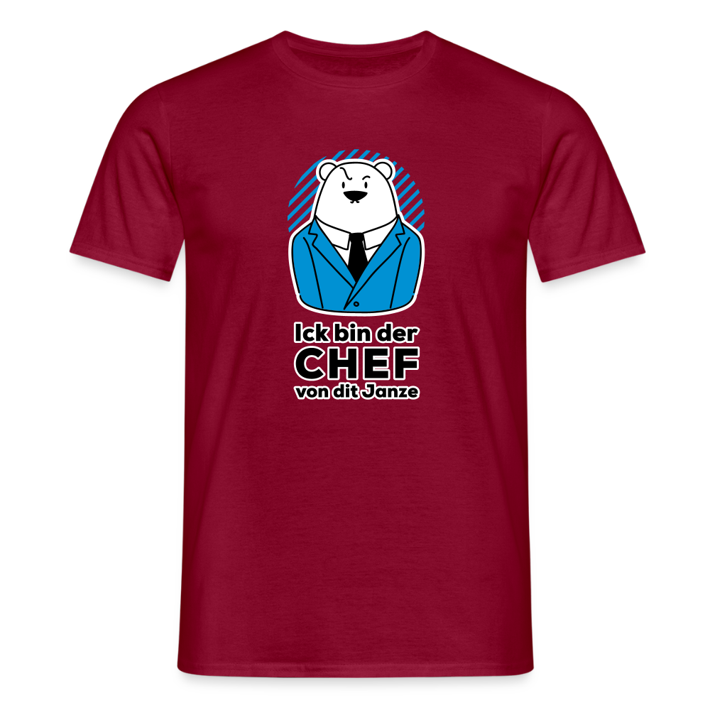 Chef - Männer Premium T-Shirt - Ziegelrot