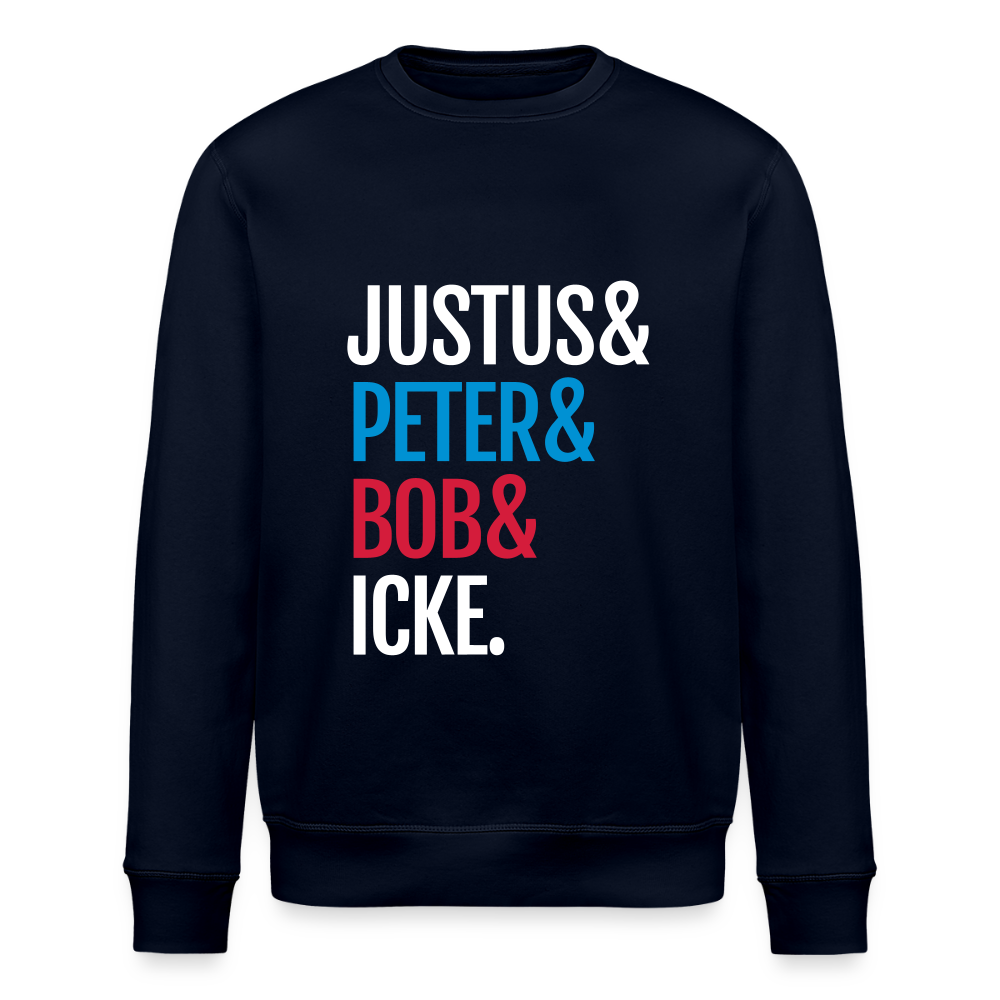 Justus & Peter & Bob & Icke - Unisex Bio Sweatshirt - Navy