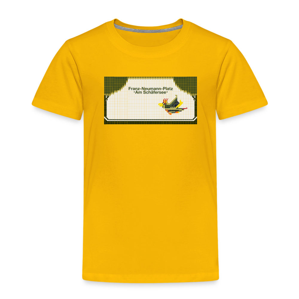 Franz-Neumann-Platz - Kinder Premium T-Shirt - Sonnengelb