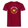 Keen Ding für'n King - Männer Premium T-Shirt - Ziegelrot