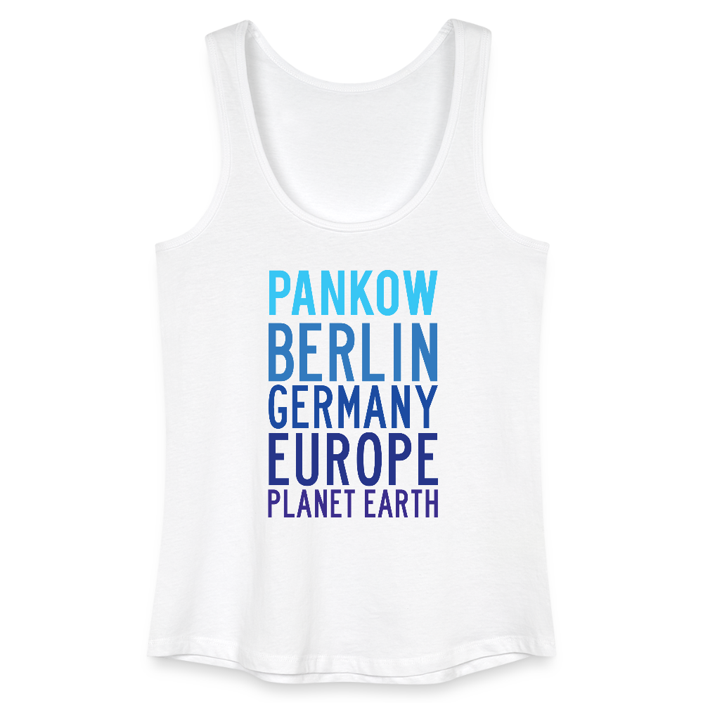Pankow Planet Earth - Frauen Bio Tank Top - Weiß