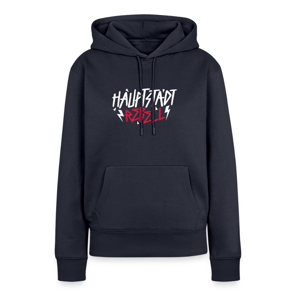 Haupstadt Rebell - Frauen Premium Hoodie - Navy