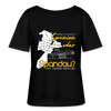 Spanien oder Spandau - Relaxed Rundhals Frauen Bio-T-Shirt - Schwarz