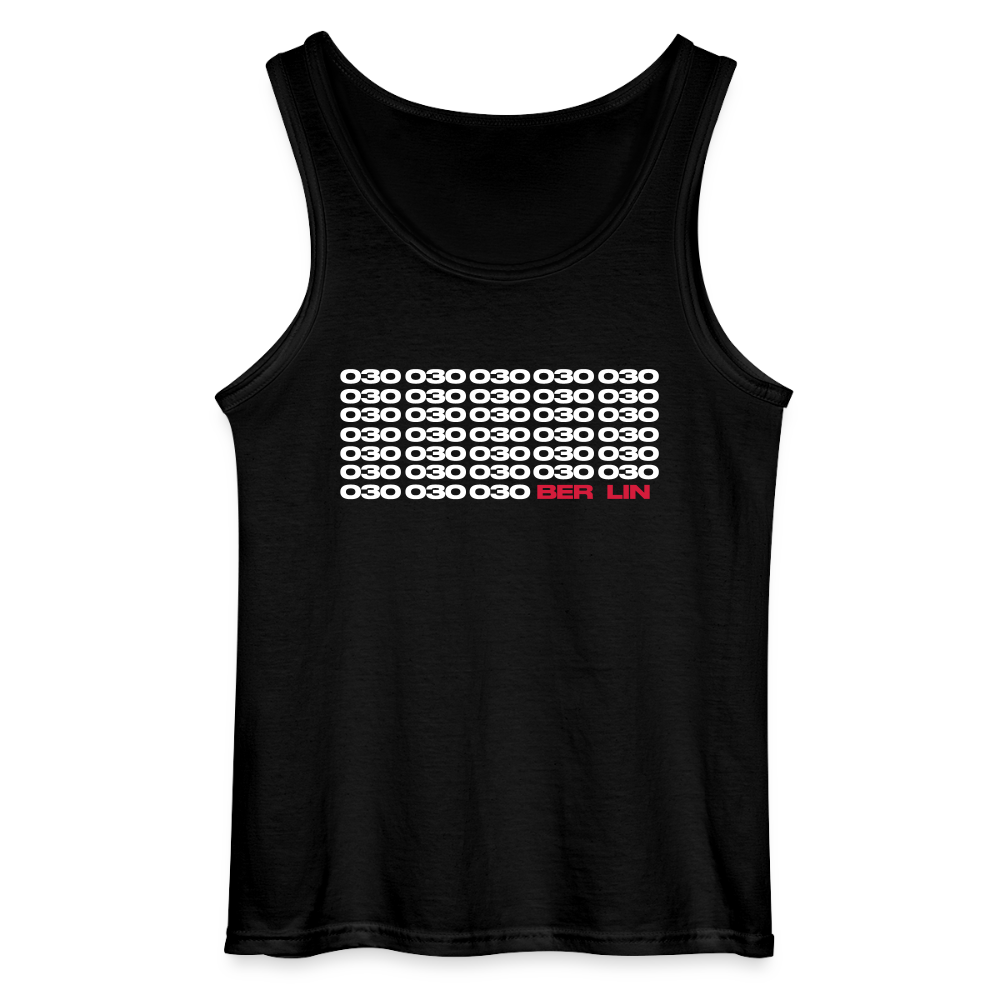030 Berlin - Männer Tank Top - Schwarz