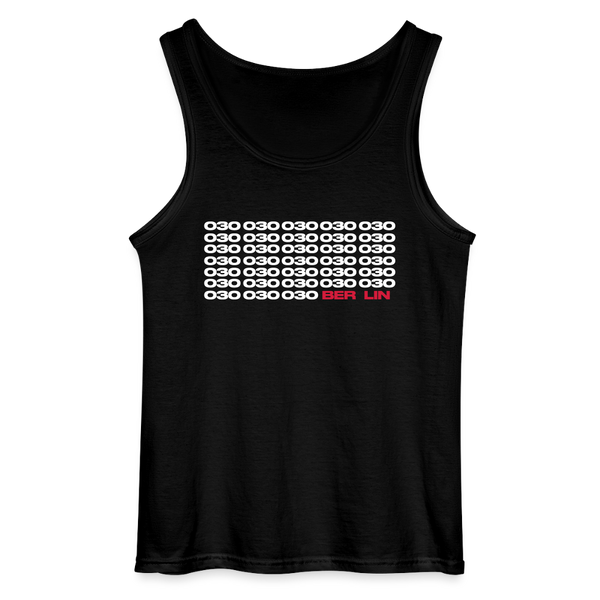 030 Berlin - Männer Tank Top - Schwarz