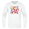 Warn Hata Tach - Männer Sport Langamshirt - Weiß
