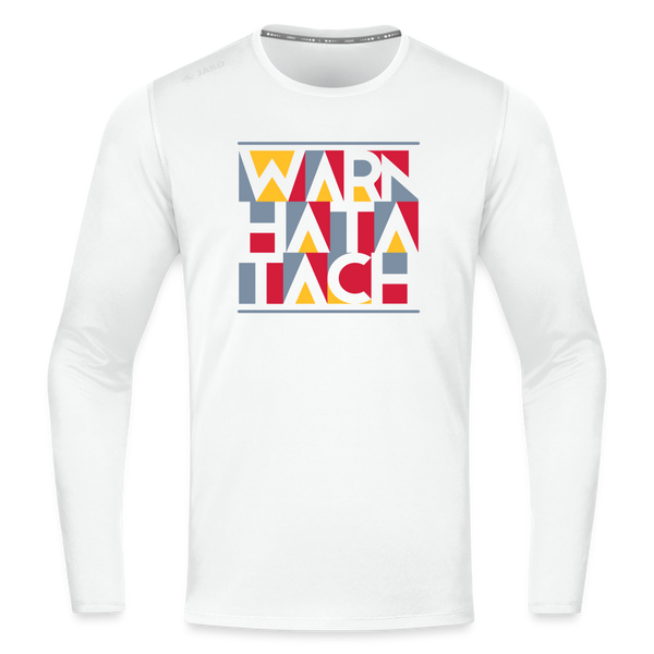 Warn Hata Tach - Männer Sport Langamshirt - Weiß
