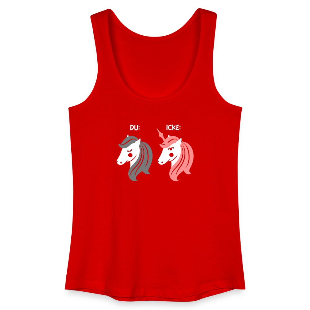 Berliner Einhorn - Frauen Bio Tank Top - Rot