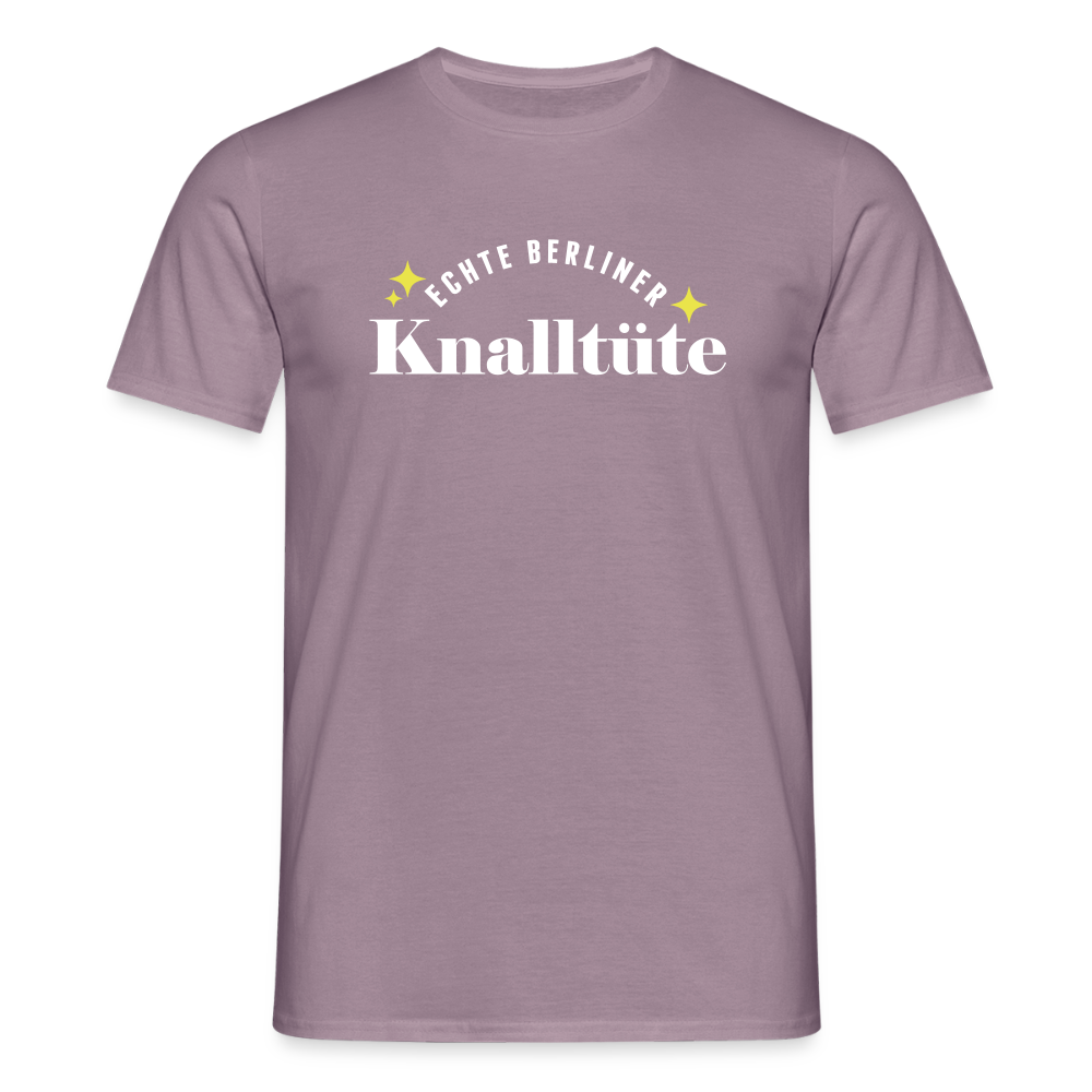 Echte Berliner Knalltüte - Männer Premium T-Shirt - Lilagrau