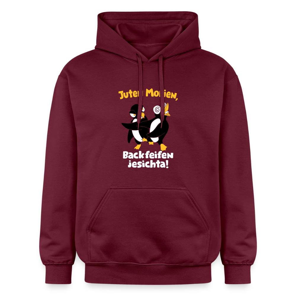 Juten Morjen, Backfeifenjesichta! - Hoodie - Maroon